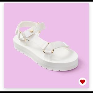 SCL x Target white sport sandal